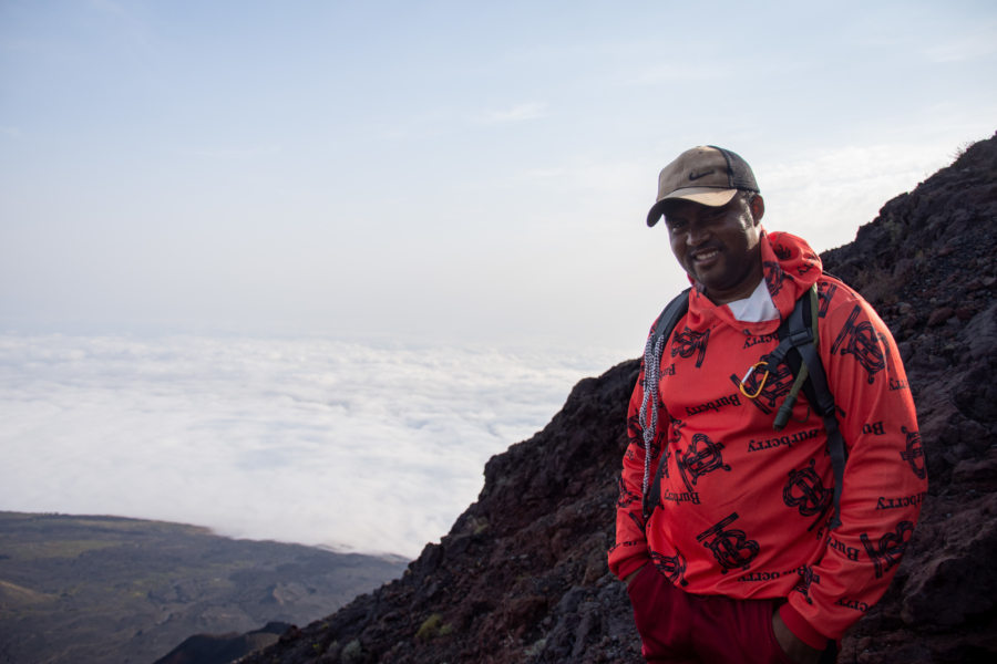 Rosy, guide pour l'ascension du volcan Fogo au Cap-Vert