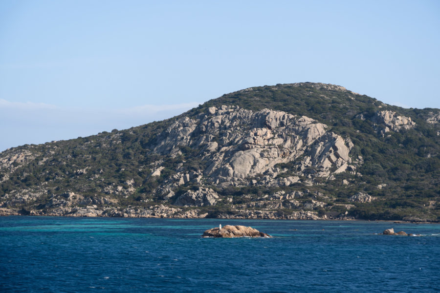 Paysage de l'île de la Maddalena en Sardaigne