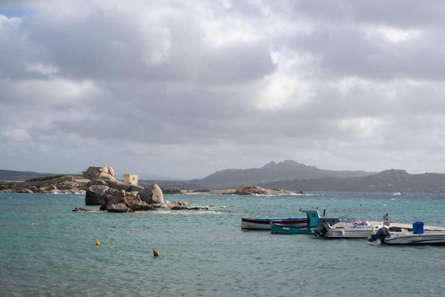 Punta Tegga sur l'île de la Maddalena en Sardaigne