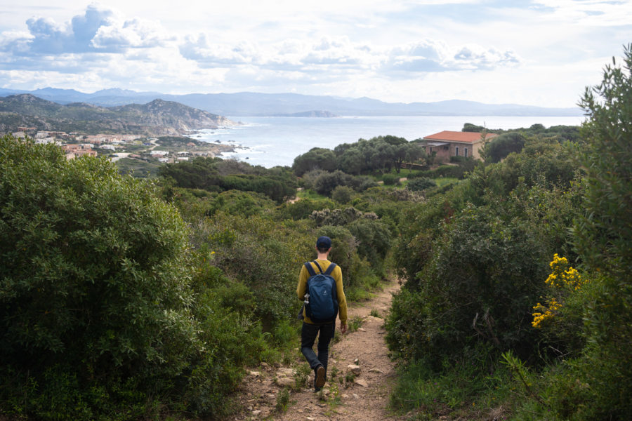 Randonnée vers Capo Testa en Sardaigne