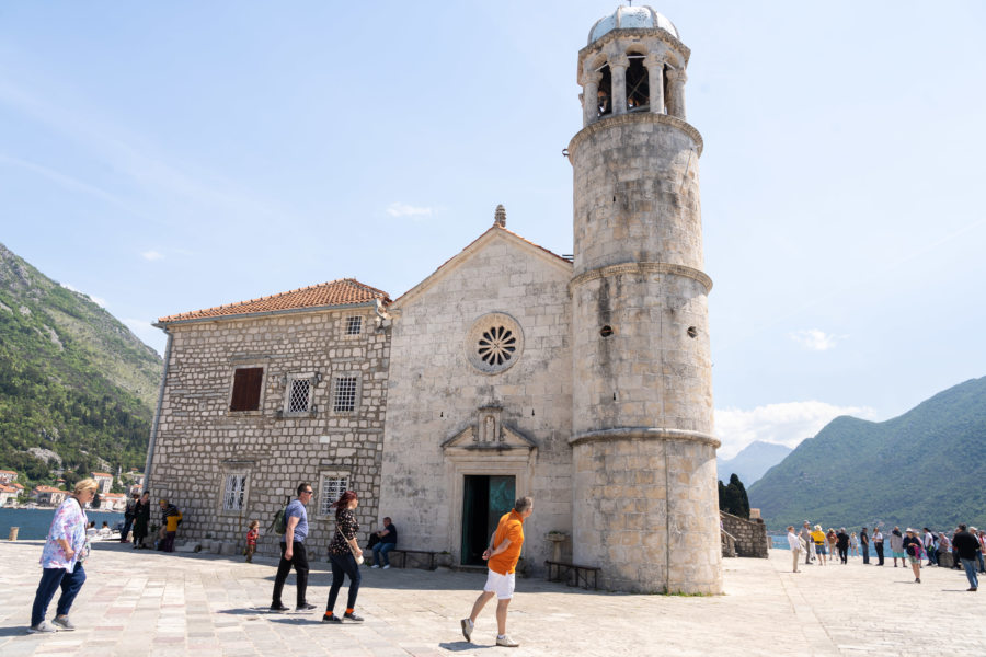 Eglise Notre-Dame du Rocher, île à Perast, Monténégro