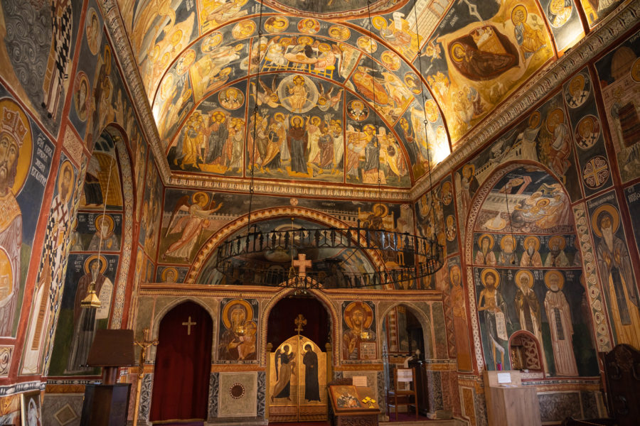 Intérieur de l'église Saint-Nicolas à Ulcinj