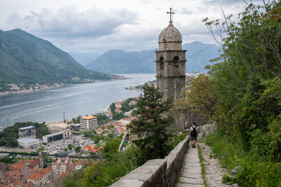 Randonnée de la forteresse Saint-Jean à Kotor