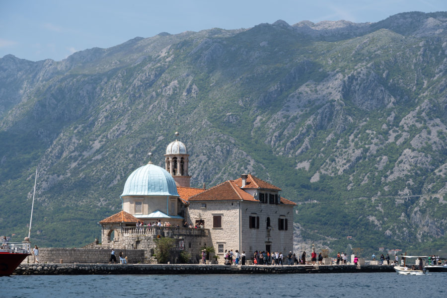 Eglise Notre-Dame du Rocher, île à Perast, Kotor