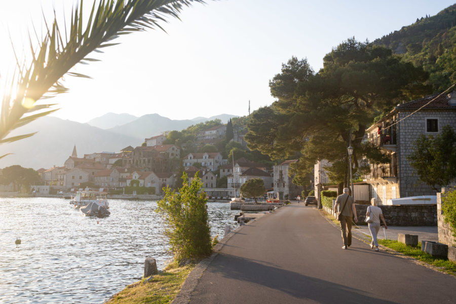 Village de Perast, Baie de Kotor, Monténégro