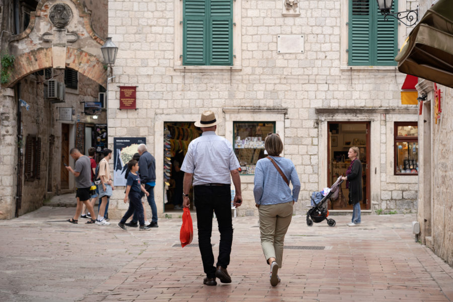 Touristes à Kotor, Stari Grad