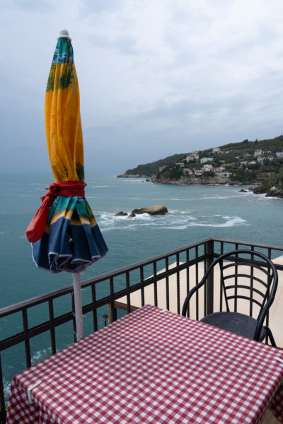 Balcon avec vue sur mer à Ulcinj