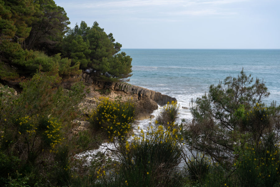 Randonnée le long du littoral à Ulcinj, Monténégro