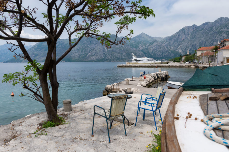 Visite de Dobrota dans les bouches de Kotor