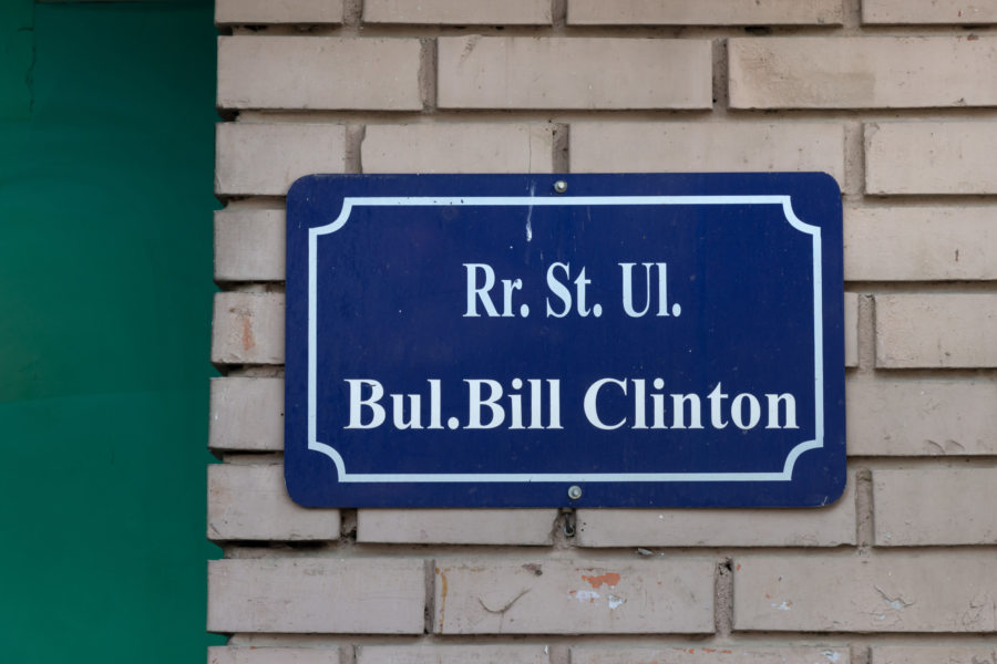 Boulevard Bill Clinton à Pristina, Kosovo