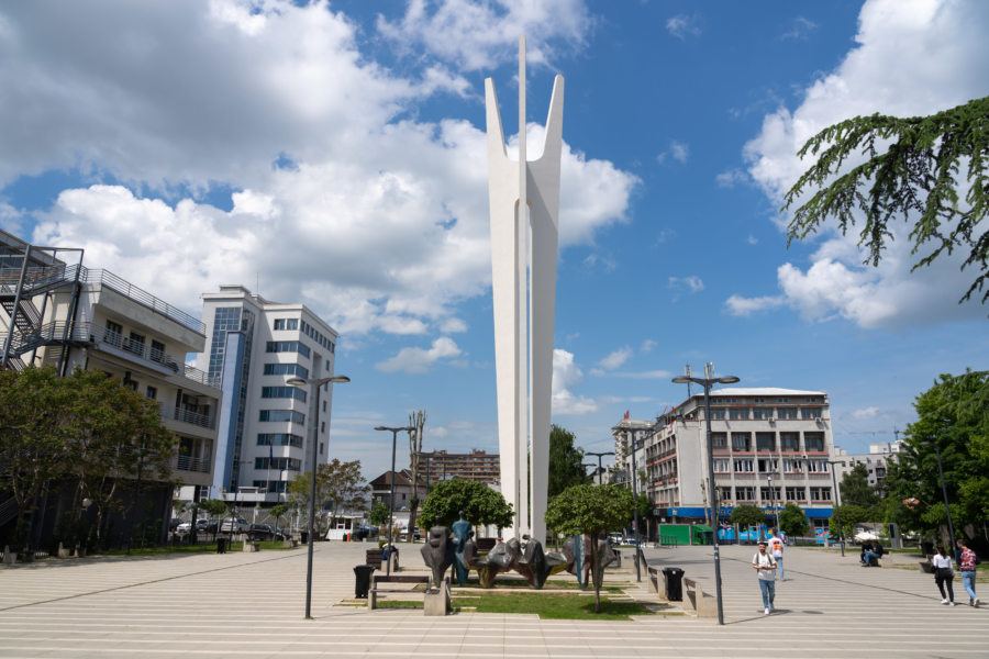 Monument de la fraternité à Pristina