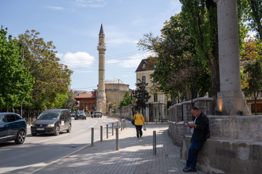 Vieux quartier de Pristina au Kosovo
