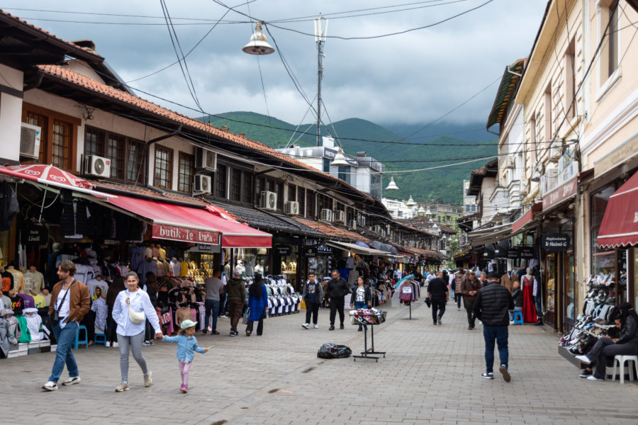 Bazaar à Peja, Kosovo