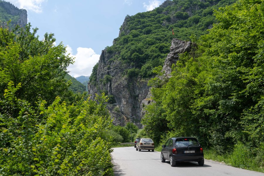 Canyon de Rugova à Pec, Kosovo
