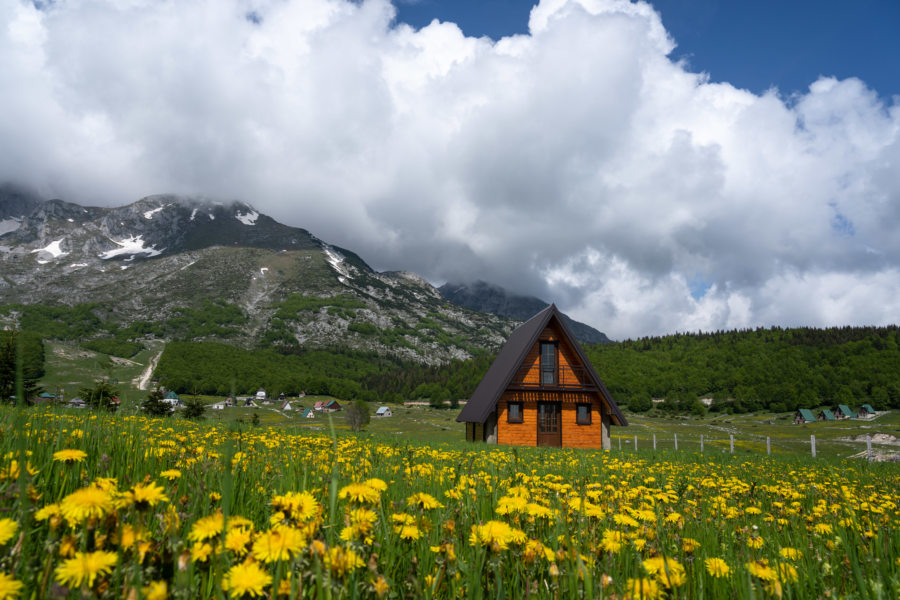 Montagne du Durmitor au printemps