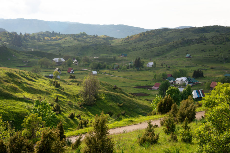 Village de Nedajno, étape sur le Durmitor ring