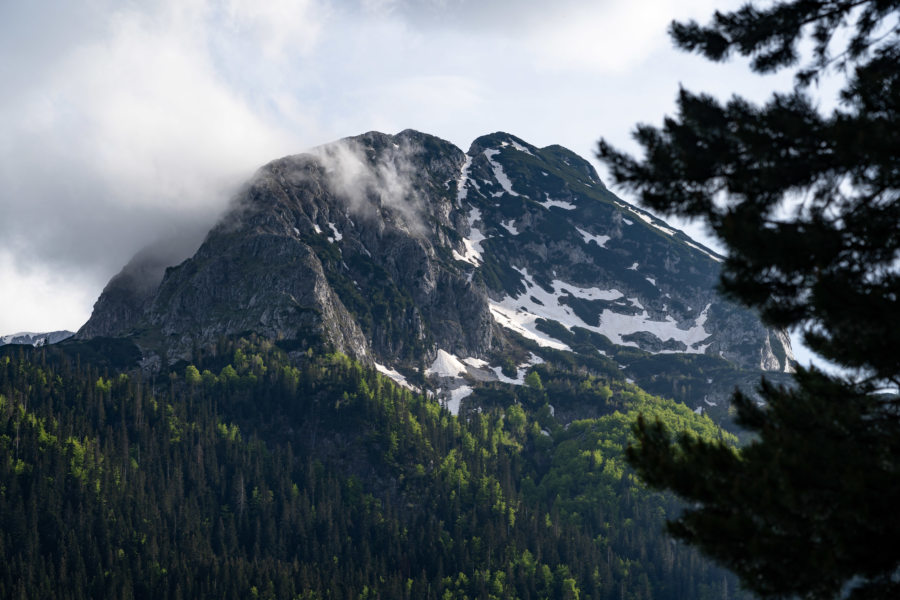 Sommet de la montagne du Durmitor au Monténégro