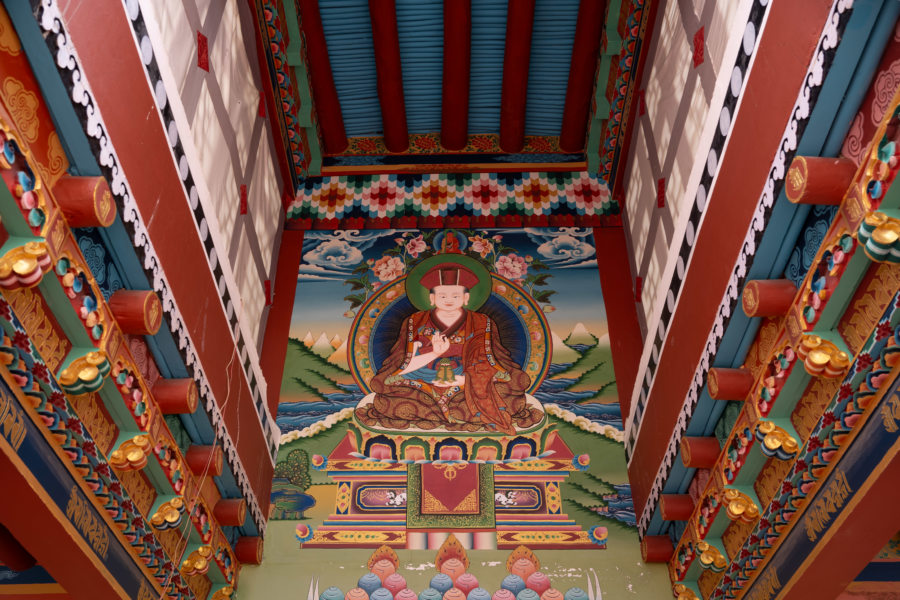 Peintures au monastère de Chemrey