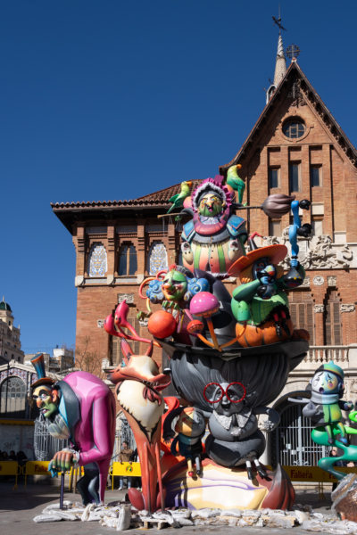 Statues de ninots, fête des Fallas à Valence