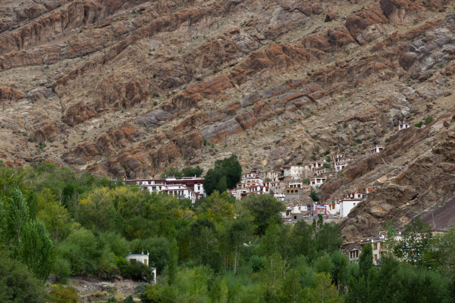 Hemis, village et monastère, au Ladakh