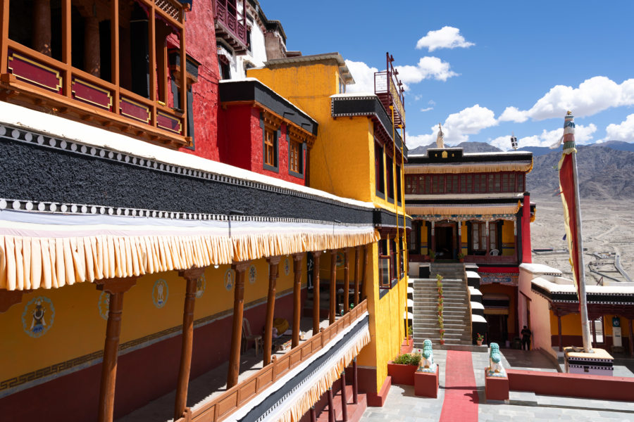 Monastère bouddhiste de Thiksey, Himalaya