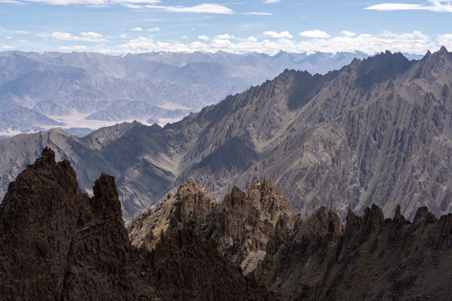 Montagnes de l'Himalaya au Ladakh à Stok