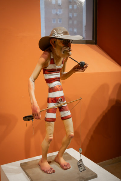 Statue dans le musée des Fallas à Valencia