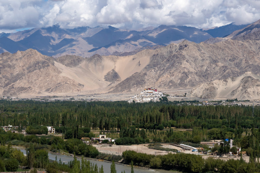 Monastère de Thiksey vu depuis celui de Stakna