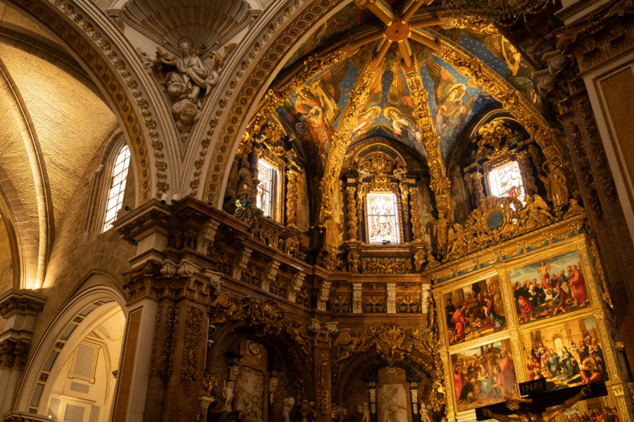 Visite de la cathédrale de Valence en Espagne