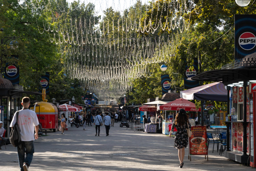 Broadway boulevard à Tachkent, Ouzbékistan