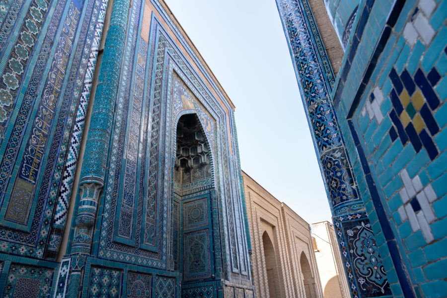 Mausolée Chakhi Zinda à Samarcande, Ouzbékistan