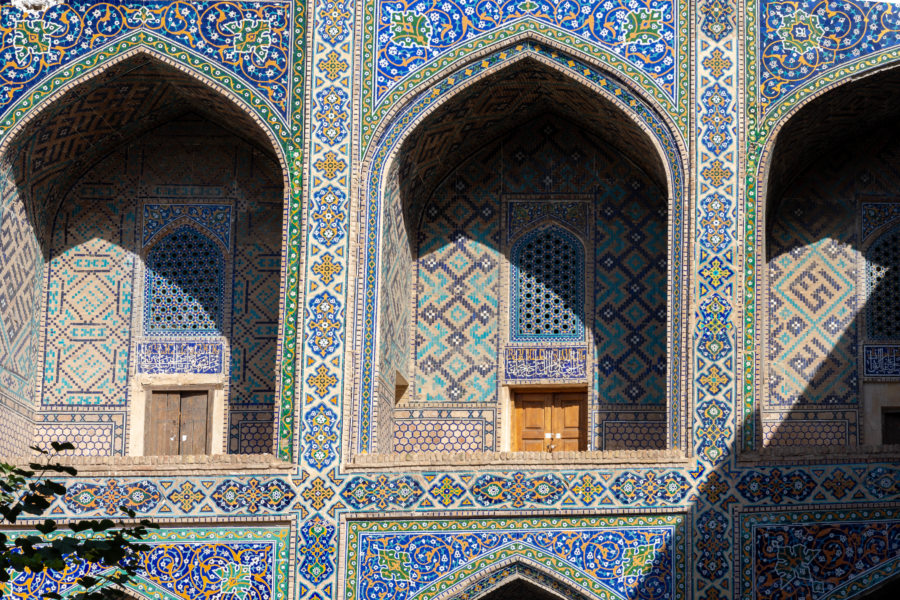 Medersa Cher-Dor, Registan, Samarcande, Ouzbékistan