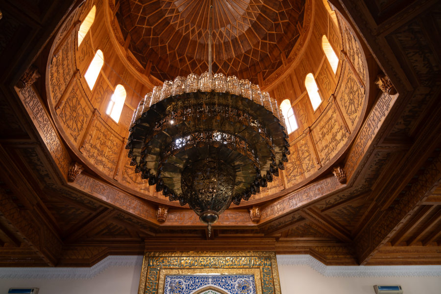 Visite de la mosquée de Khonakokh à Marguilan
