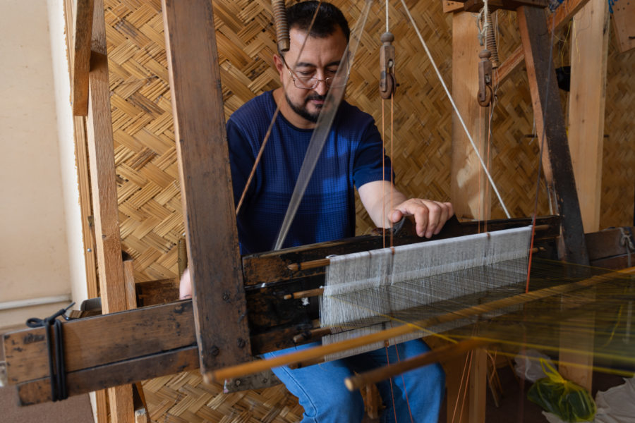 Atelier de tissage à Kokand, Jome Mosque