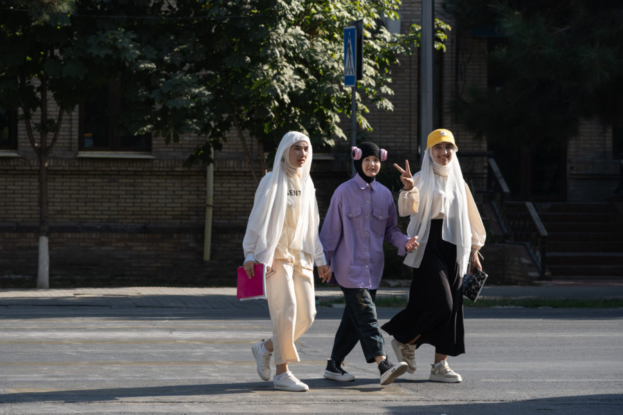 Adolescentes ouzbèkes à Kokand