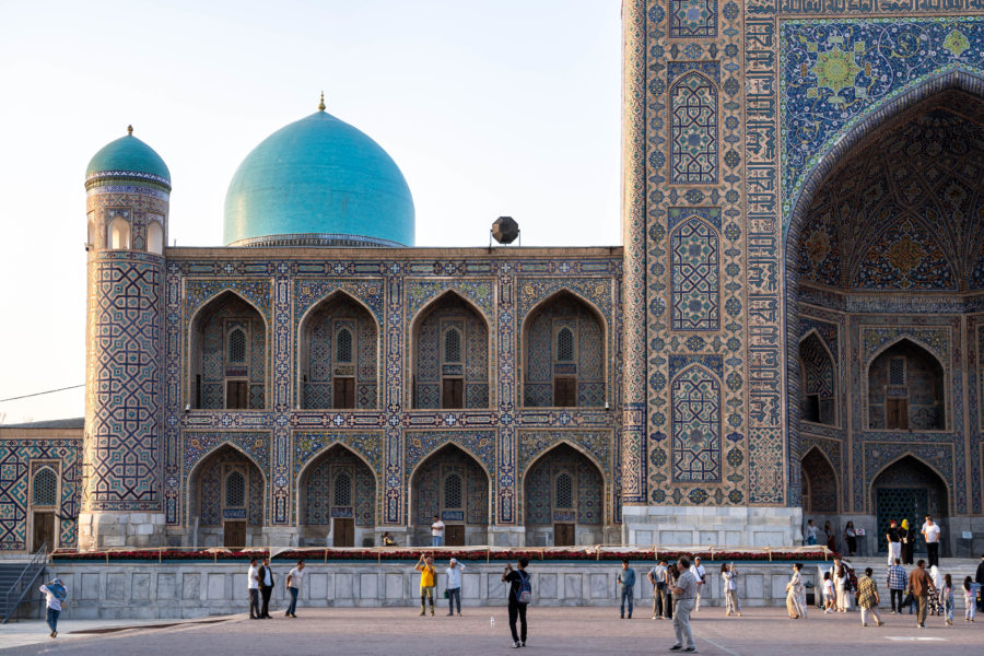 Medersa Tilla Kari à Samarcande, Ouzbékistan