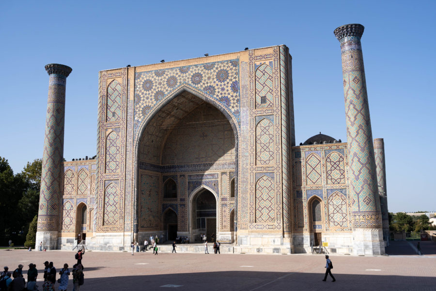 Médersa d'Ulugh Beg à Samarcande, Ouzbékistan