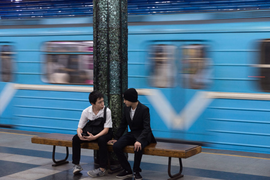 Métro ouzbek dans la ville de Tashkent