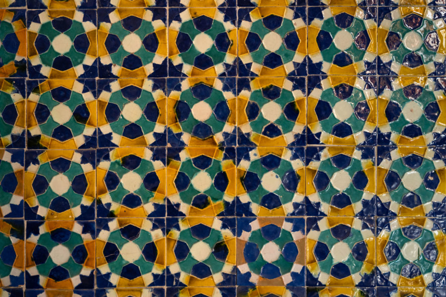 Mosaïques dans le palais de Kokand