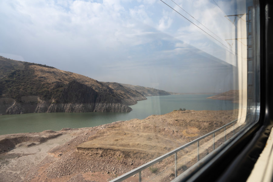 Train de Tachkent à Kokand en Ouzbékistan