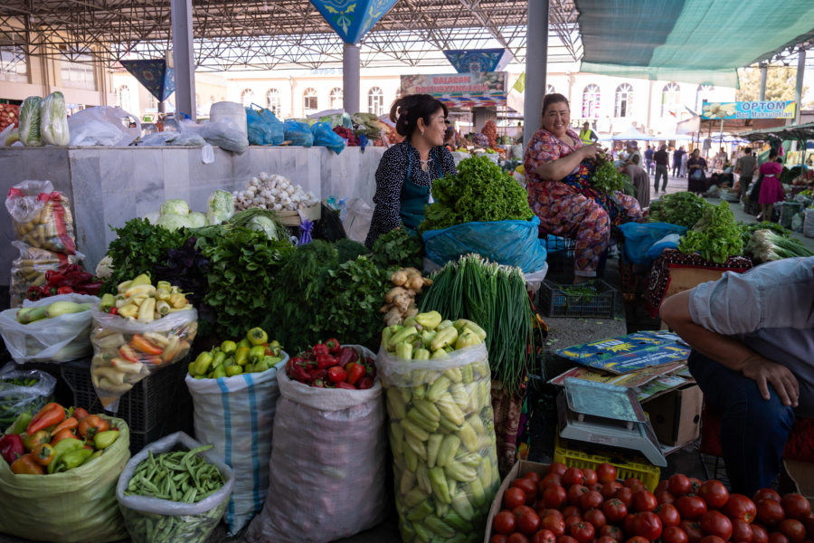 Visite du bazar de Samarcande en Ouzbékistan