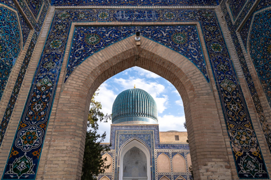 Visite du mausolée de Gour Emir à Samarcande, Ouzbékistan