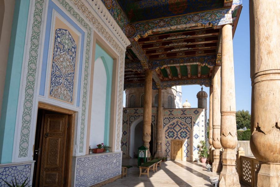 Visite de la mosquée Hazrat Khizr à Samarcande, Ouzbékistan
