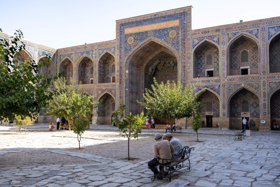 Visite de la madrasa de Cher-Dor, Registan, Ouzbékistan