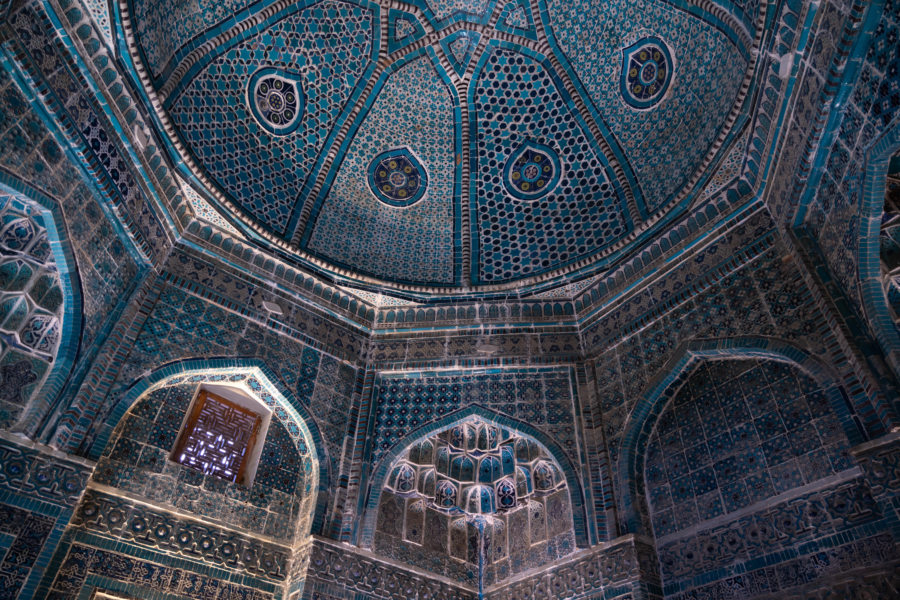 Visite du mausolée Shakhi Zinda à Samarcande, Ouzbékistan