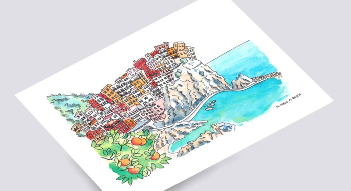 Exemple d'impression d'un dessin de Mi-raison