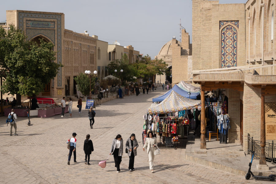 Rue de Boukhara, coupole des marchands en Ouzbékistan