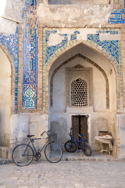 Détail de la madrasa Abdoullaziz Khan à Boukhara