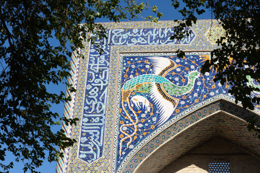 Détail de la madrasa Nadir Divan Begi