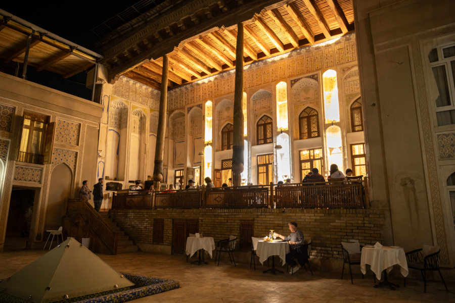 Restaurant Ayvan à Boukhara